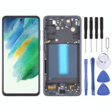 Display OLED con telaio per Samsung Galaxy S21 FE 5G SM-G990B, 6.36" nero SPA4122B