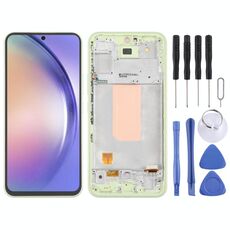 Per Samsung Galaxy A54 5G SM-A546 6,43 pollici OLED LCD Screen Digitizer assemblaggio completo con cornice (Verde)