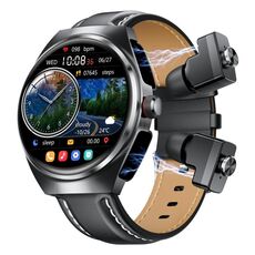 GT95 Schermo IPS da 1,53 pollici Orologio intelligente con auricolare Bluetooth 2 in 1 (nero)