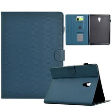 Per Samsung Galaxy Tab A 10.5 Custodia in pelle Smart Tablet con struttura in fibra di colore solido (blu reale)