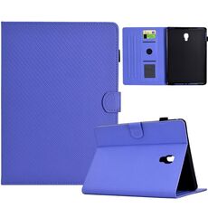Per Samsung Galaxy Tab A 10.5 Custodia in pelle Smart Tablet con struttura in fibra di colore solido (viola)