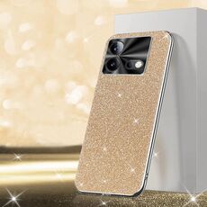 Per vivo iQOO Neo8 Custodia per telefono con polvere glitterata elettrolitica (oro)