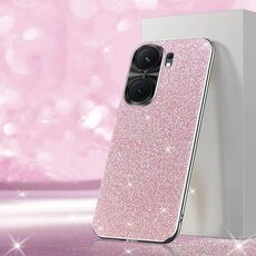 Custodia per telefono con polvere glitterata elettrolitica per vivo iQOO Neo9 (rosa)