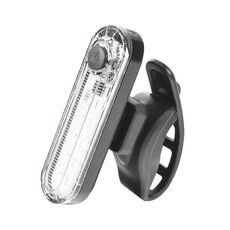 Lampada di avvertimento per guida notturna per mountain bike Fanale posteriore per ricarica USB per bicicletta (bianco)