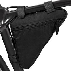 Borsa da sella per bicicletta di grande capacità Kit di attrezzi per triangolo da equitazione all'aperto (tutto nero)