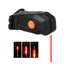Fanale posteriore per bicicletta che scorre, indicatore luminoso di sicurezza per la guida notturna per mountain bike (luce rossa)