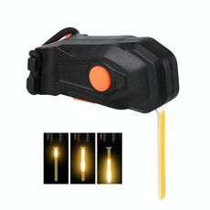 Fanale posteriore per bicicletta che scorre, indicatore luminoso di sicurezza per la guida notturna per mountain bike (luce gialla)