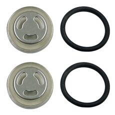 2 paia di specchietti per pompa freno a disco elettrici per moto (12 mm)
