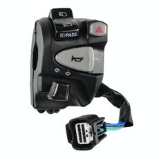 Per Honda Click150 Manubrio Sinistro Interruttore Indicatore di Direzione Moto Accessori (Nero)