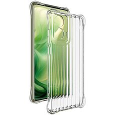 Per Motorola Moto G85 5G IMAK Custodia per cellulare in TPU con texture ondulata (trasparente)