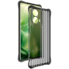 Per Motorola Moto S50 Neo 5G IMAK Custodia per cellulare in TPU con texture ondulata (nero trasparente)