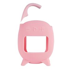 Custodia protettiva morbida in silicone per altoparlante portatile JBL Clip 5 (rosa)