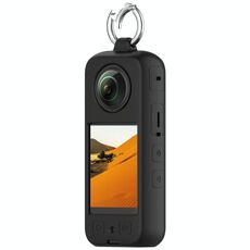 Custodia protettiva in silicone portatile per Insta 360 X4 (nera)
