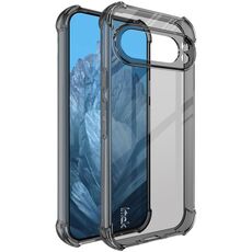 Custodia per telefono in TPU antiurto imak per Google Pixel 9 Pro XL (nero trasparente)