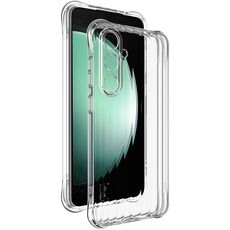 Per Samsung Galaxy S24 FE 5G IMAK Custodia per cellulare in TPU con texture ondulata (trasparente)