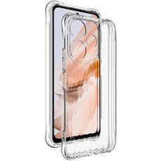 Per Redmi Note 13R 5G IMAK Custodia per cellulare in TPU con struttura ondulata (trasparente)