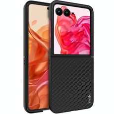 Per Motorola Razr 50 Ultra / Razr+ 2024 imak Ruiyi Serie Fibra di carbonio PU + Custodia per telefono PC