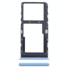 Per TCL 20L / 20 Lite Vassoio scheda SIM originale + vassoio scheda Micro SD (blu)