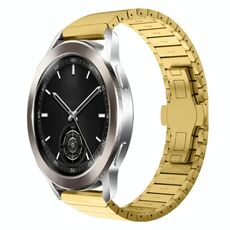 Per Xiaomi Watch S3 22mm One Bead Paint Butterfly Buckle Alloy Watch Band (oro)