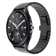 Per Xiaomi Watch 2 Pro 22mm One Bead Paint Butterfly Buckle Alloy Watch Band (Nero)
