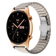 Per Honor Watch GS 3 22mm Cinturino in lega con fibbia a farfalla con vernice a perline (colore titanio)