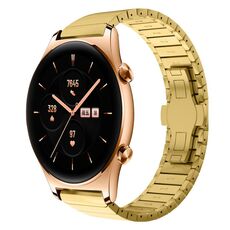 Per Honor Watch GS 3 22mm One Bead Paint Butterfly Buckle Alloy Watch Band (oro)