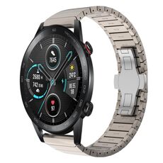 Per Honor Magic Watch2 46mm 22mm Cinturino in lega con fibbia a farfalla con vernice a perla (colore titanio)