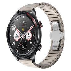 For Honor Magic Watch 22mm Cinturino in lega con fibbia a farfalla con vernice a perline (colore titanio)