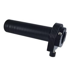 Per Harley 883/1200 Oliatore Twist Oil per acceleratore moto in lega di alluminio, dimensioni: 22 mm (nero)