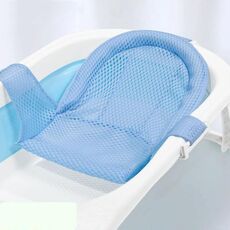 Supporto per rete da bagno per vasca da bagno per neonati Tappetino per doccia sospeso antiscivolo per neonato, stile: tipo T blu
