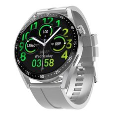 HW28 Orologio intelligente da chiamata Bluetooth con monitoraggio della salute impermeabile IP67 da 1,39 pollici con pagamento NFC (grigio)