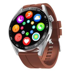 HW28 Orologio intelligente da chiamata Bluetooth con monitoraggio della salute impermeabile IP67 da 1,39 pollici con pagamento NFC (caffè)