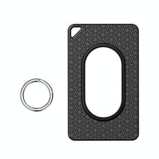 Per Samsung Galaxy SmartTag2 Custodia protettiva per scheda portatile in TPU anti-smarrimento (nero)