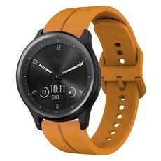 Per cinturino in silicone Garmin Vivomove Sport 20mm Loop (giallo ambra)