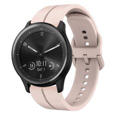 Per Garmin Vivomove Sport 20mm cinturino in silicone con cinturino (rosa)