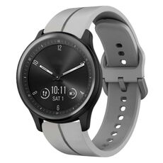 Per cinturino in silicone Garmin Vivomove Sport 20mm Loop (grigio)
