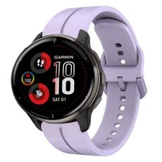 Per cinturino in silicone Garmin Venu 2 Plus 20mm Loop (viola)