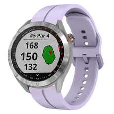 Per Garmin Approach S40 Cinturino in silicone da 20 mm con cinturino (viola)