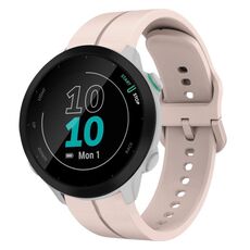 Per Garmin Forerunner 55 cinturino in silicone da 20 mm con cinturino (rosa)