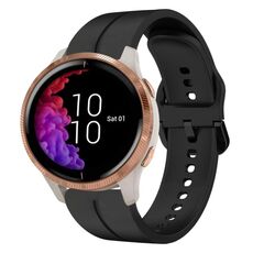 Per cinturino in silicone Garmin Venu 20mm Loop (nero)