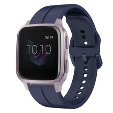 Per cinturino in silicone Garmin Venu SQ 20mm Loop (blu navy)