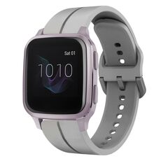 Per cinturino in silicone Garmin Venu SQ 20mm Loop (grigio)