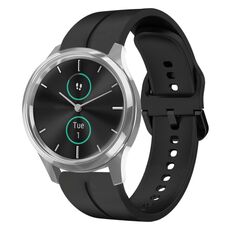 Per cinturino Garminmove Luxe 20mm Loop in silicone (nero)
