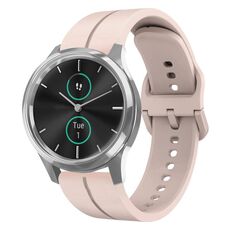 Per cinturino Garminmove Luxe 20mm Loop in silicone (rosa)