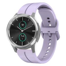 Per cinturino Garminmove Luxe 20mm Loop in silicone (viola)