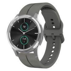 Per cinturino Garminmove Luxe 20mm Loop in silicone (grigio scuro)