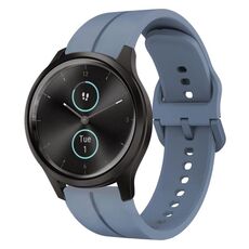 Per cinturino in silicone da 20 mm stile Garminmove (blu)