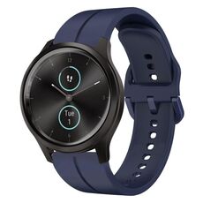 Per cinturino in silicone da 20 mm stile Garminmove (blu navy)