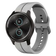 Per cinturino in silicone da 20 mm stile Garminmove (grigio)