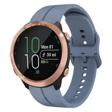 Per Garmin Forerunner 645 Music Cinturino in silicone da 20 mm con cinturino (blu)